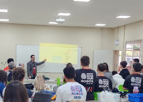 >Warm Up OBR - Tive o prazer de participar desse evento preparatório para a OBR – modalidade Resgate, onde ministrei uma palestra com dicas práticas de Arduino